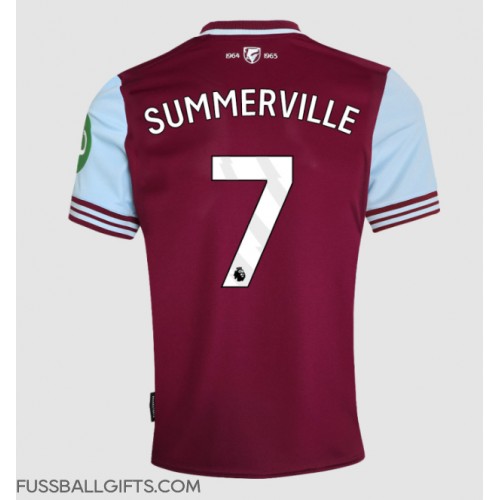 West Ham United Crysencio Summerville #7 Fußballbekleidung Heimtrikot 2024-25 Kurzarm